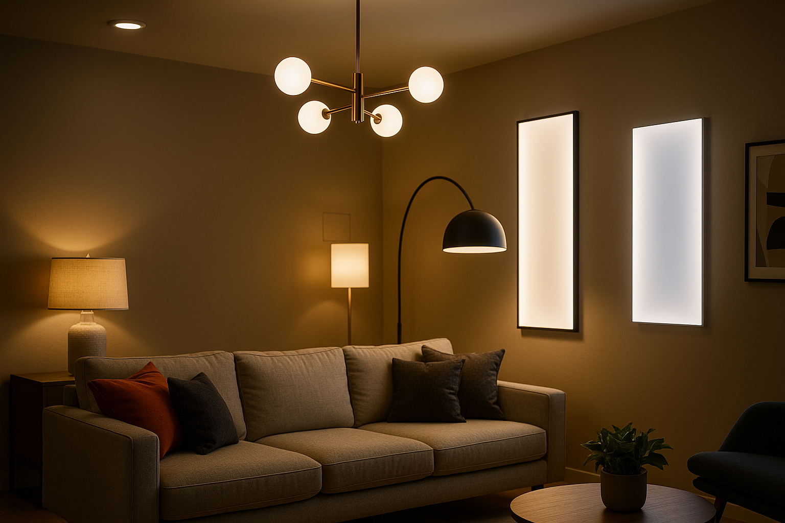 Тренды в освещении интерьера 2025