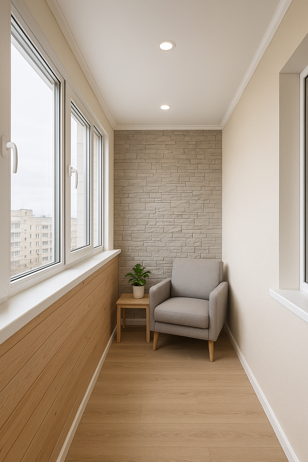 Новые услуги: утепление, остекление и дизайнерская отделка балконов и лоджий