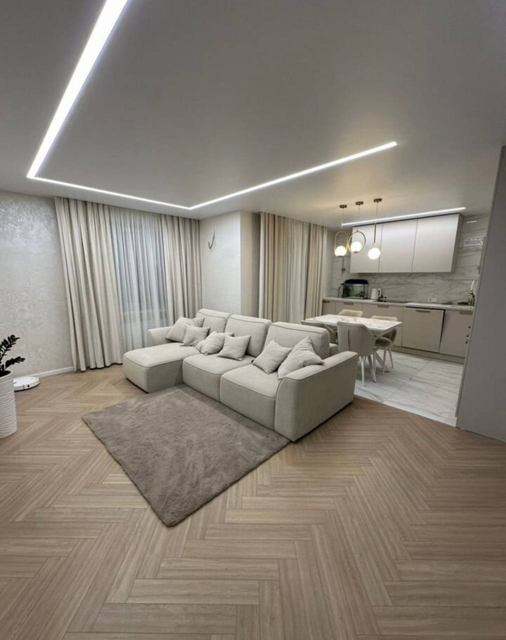 Трехкомнатная квартира 64 м2